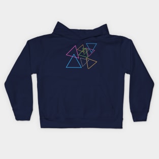 Triangle Texture Kids Hoodie